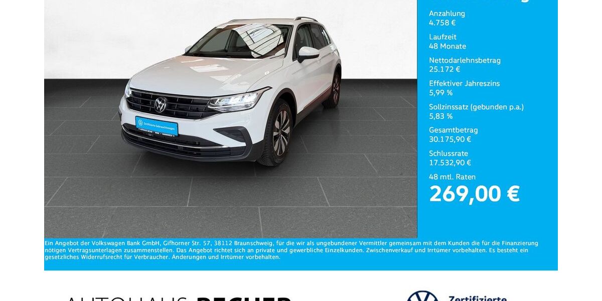 VW Tiguan 48.961 km 29.930 &euro; Wesel 46485