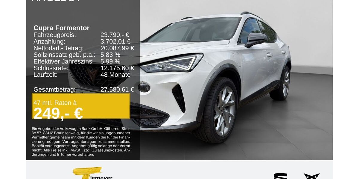 Cupra Formentor 40.843 km 23.790 &euro; Duisburg 47059