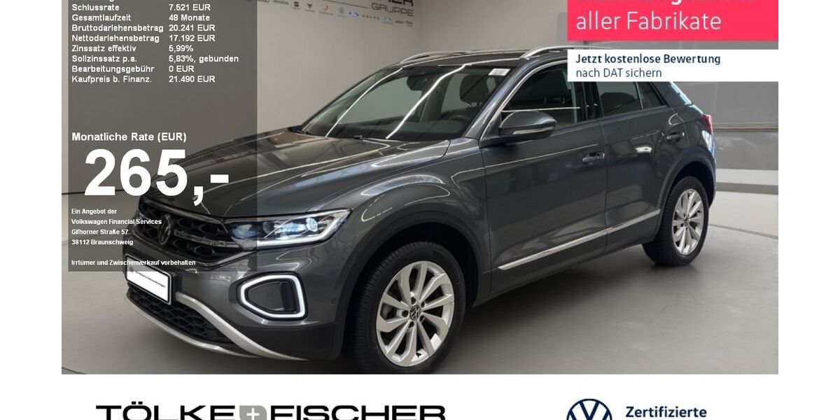 VW T-Roc 38.215 km 20.123 &euro; Krefeld 47805