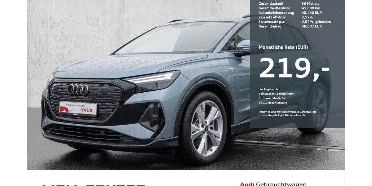Audi Q4 e-tron 8.050 km 43.970 &euro; Düsseldorf 40549