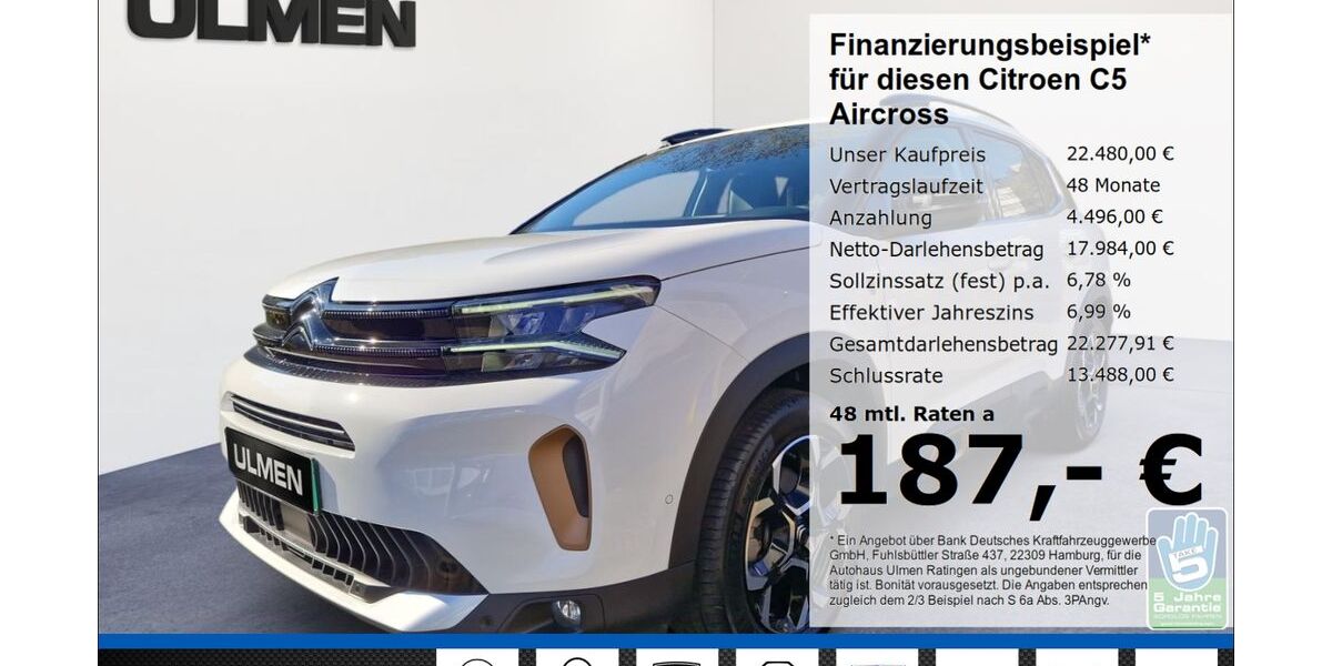 Citroen C5 Aircross 18.440 km 22.480 &euro; Ratingen 40880