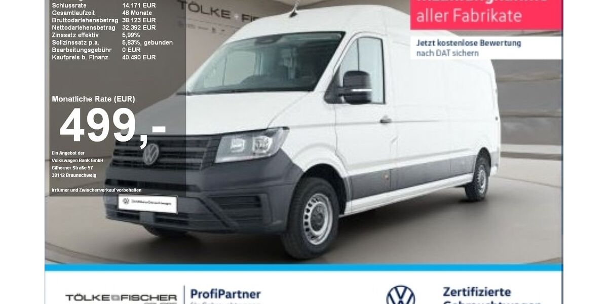VW Crafter 7.015 km 38.449 &euro; Krefeld 47805