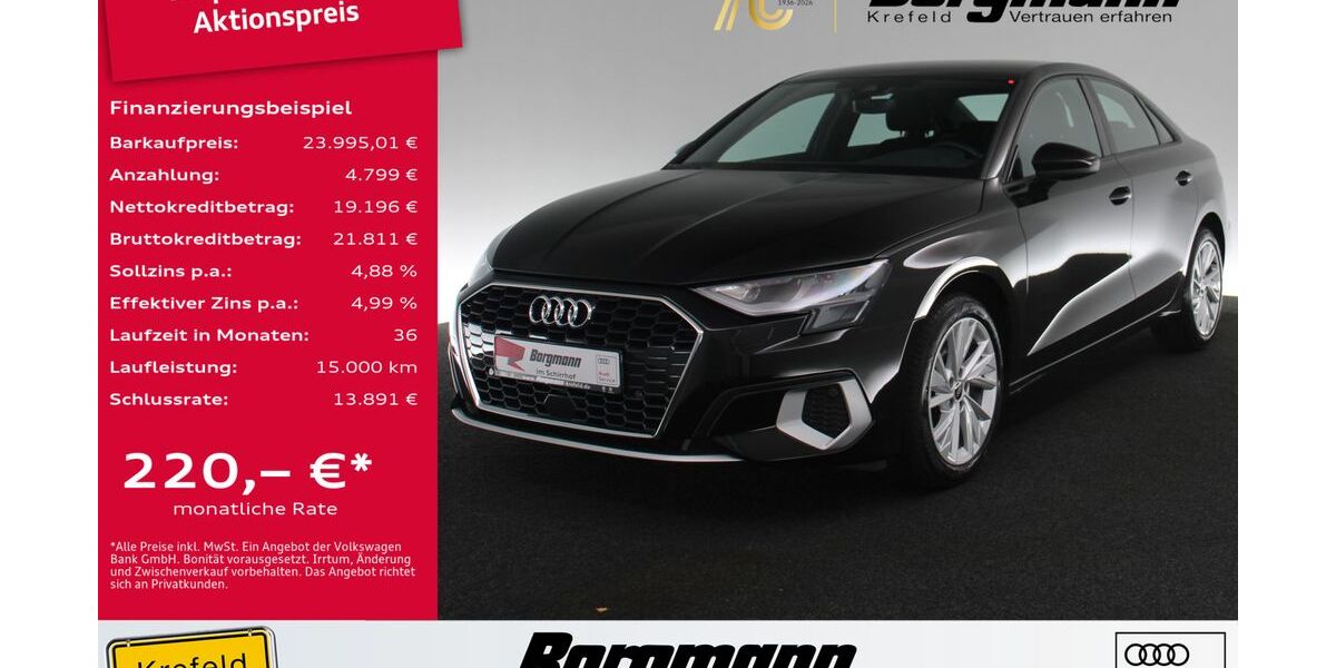 Audi A3 56.100 km 22.996 &euro; Krefeld 47803