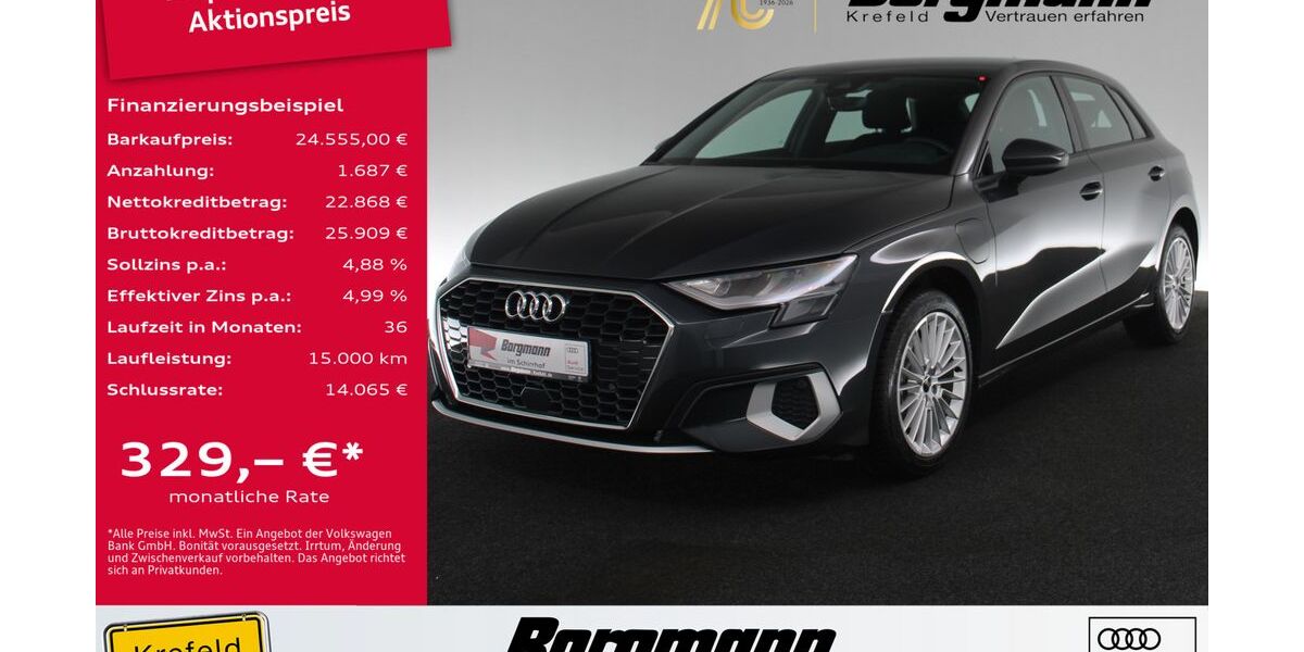 Audi A3 23.781 km 24.555 &euro; Krefeld 47803