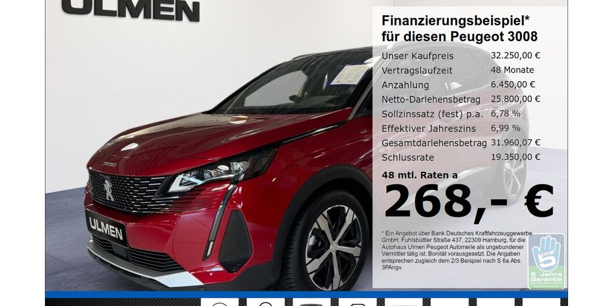 Peugeot 3008 21.870 km 29.850 &euro; Düsseldorf 40233