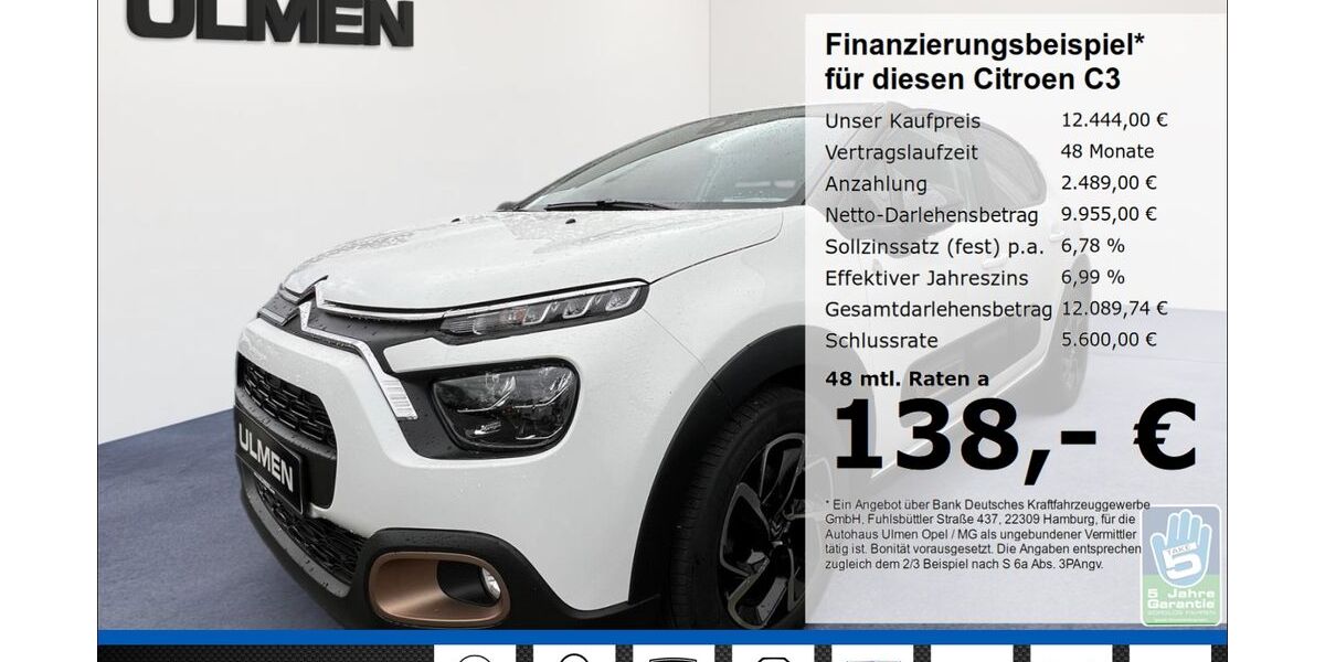 Citroen C3 38.765 km 11.999 &euro; Düsseldorf 40231