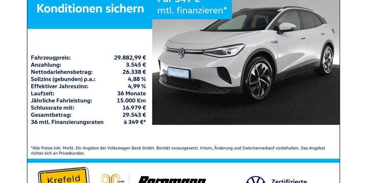 VW ID.4 43.006 km 27.995 &euro; Krefeld 47803