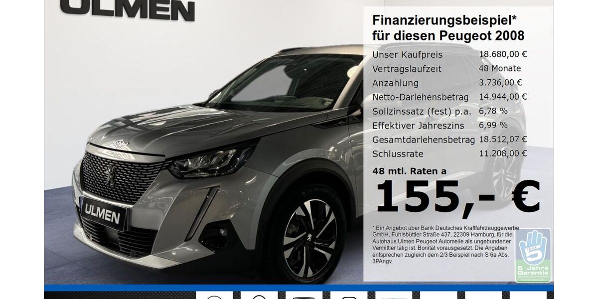 Peugeot 2008 37.172 km 18.680 &euro; Düsseldorf 40233