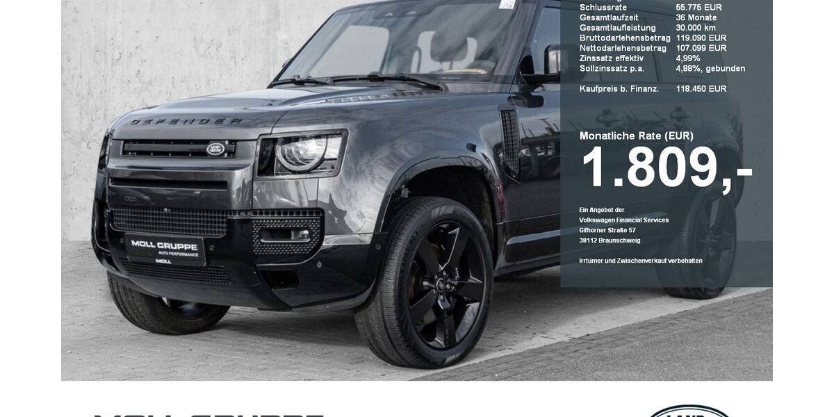 Land Rover Defender 23.575 km 112.750 &euro; Düsseldorf 40474