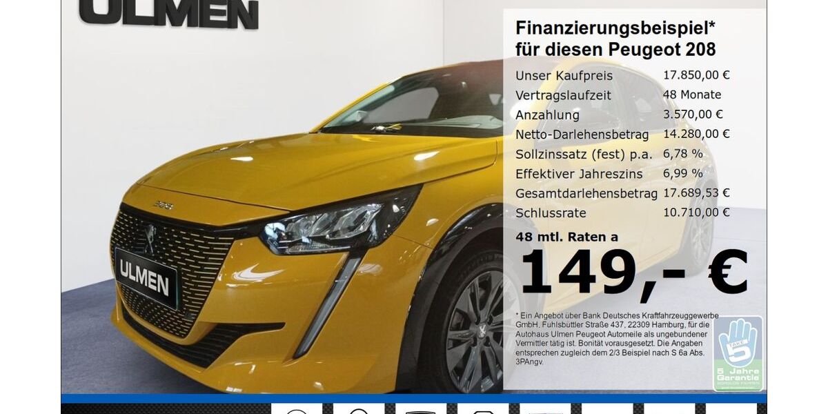Peugeot 208 19.241 km 17.850 &euro; Düsseldorf 40233