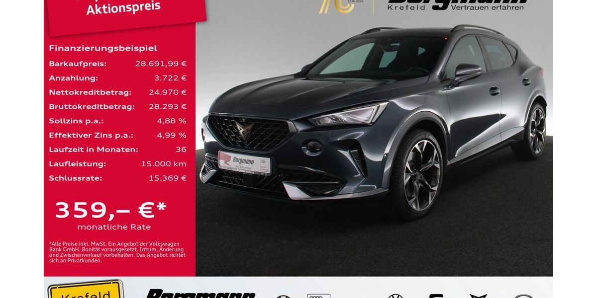 Cupra Formentor 69.512 km 28.294 &euro; Krefeld 47803