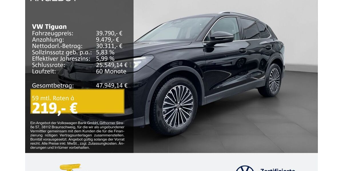 VW Tiguan 19.851 km 37.780 &euro; Duisburg 47059