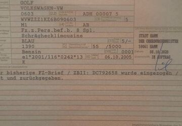 VW Golf 265.000 km 2.000 &euro; Duisburg 47169