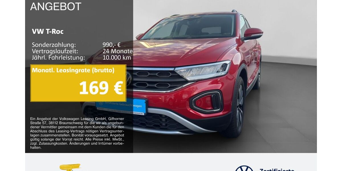 VW T-Roc 10.071 km 21.190 &euro; Duisburg 47059