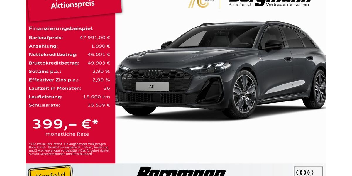 Audi A5 9.435 km 47.991 &euro; Krefeld 47803