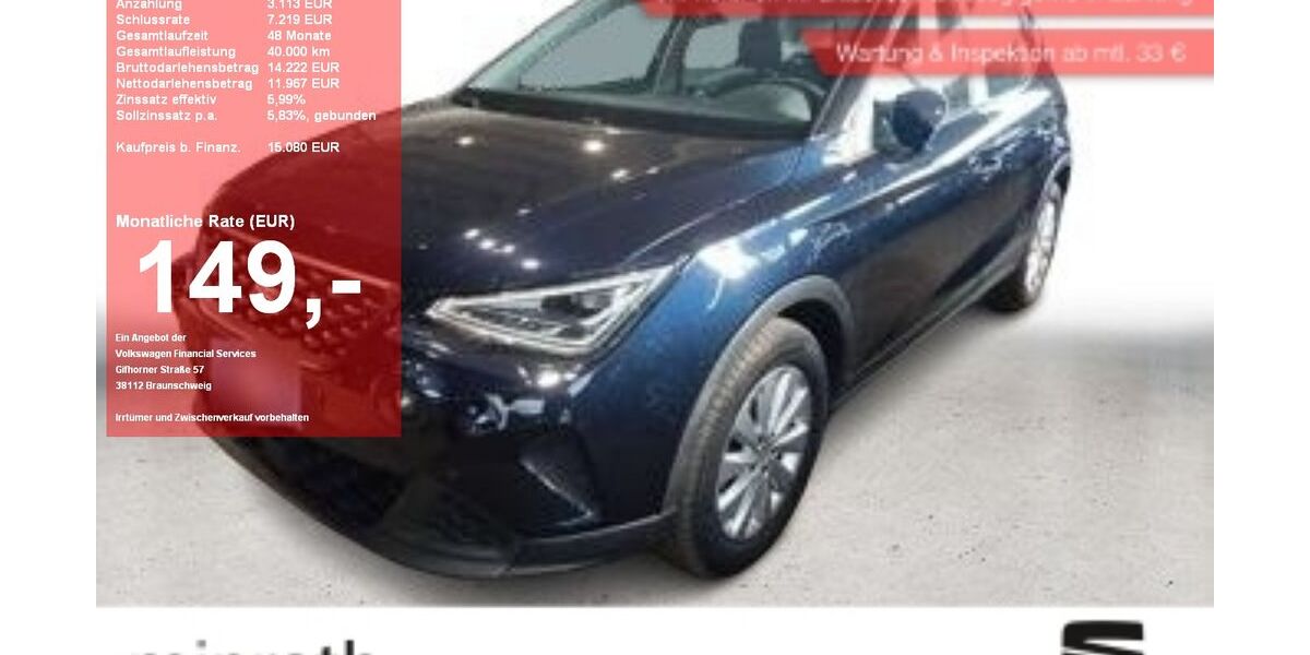 Seat Arona 90.269 km 13.550 &euro; Moers-Hülsdonk 47441