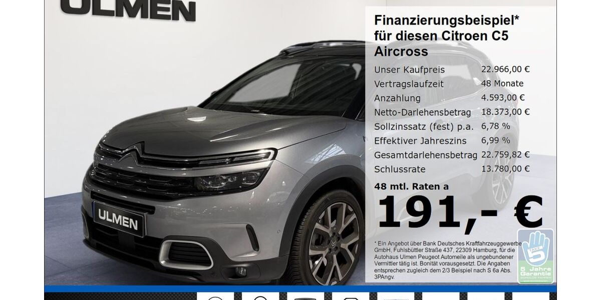 Citroen C5 Aircross 48.500 km 21.950 &euro; Düsseldorf 40233