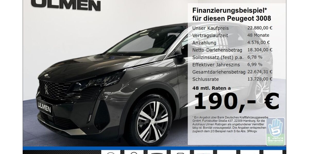 Peugeot 3008 26.291 km 22.880 &euro; Ratingen 40880