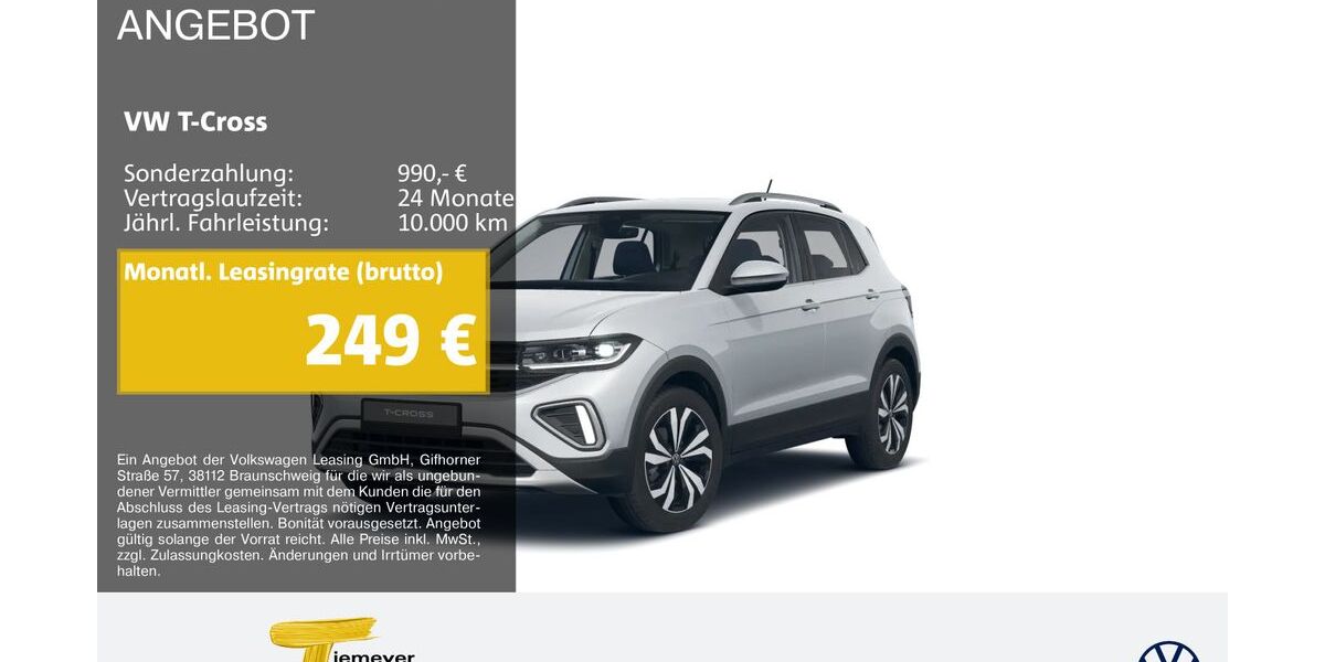 VW T-Cross 4.756 km 24.990 &euro; Dorsten 46282