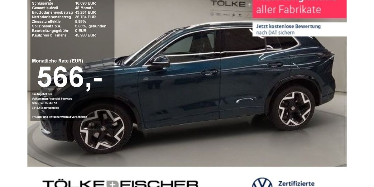 VW Tiguan 5.742 km 45.979 &euro; Krefeld 47805