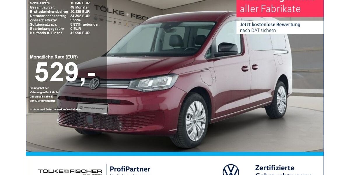 VW Caddy Maxi 9.418 km 42.989 &euro; Krefeld 47805