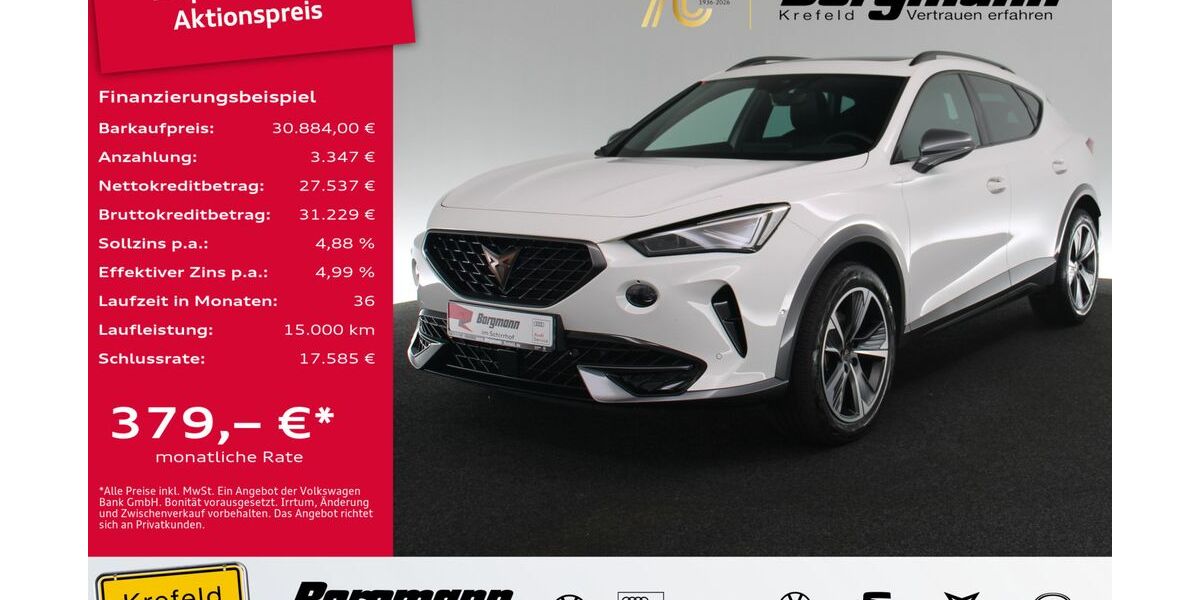 Cupra Formentor 31.516 km 29.777 &euro; Krefeld 47803
