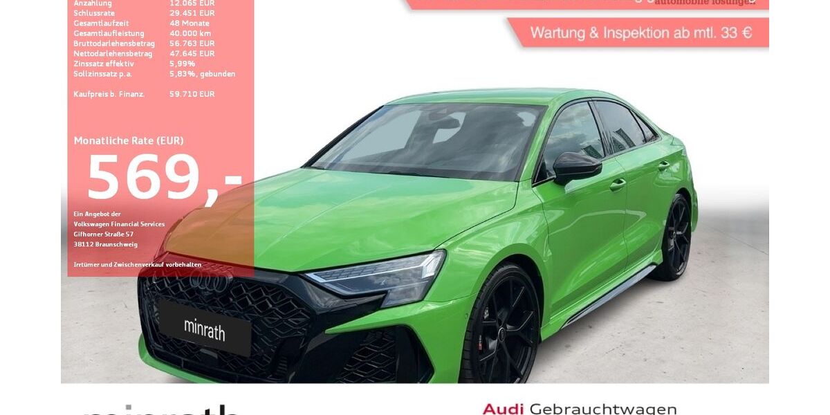 Audi RS3 19.401 km 57.920 &euro; Moers-Hülsdonk 47441