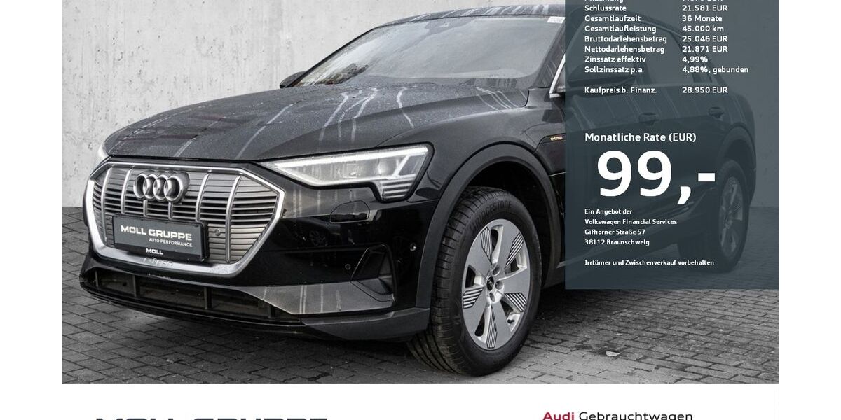 Audi e-tron 38.058 km 28.470 &euro; Düsseldorf 40474