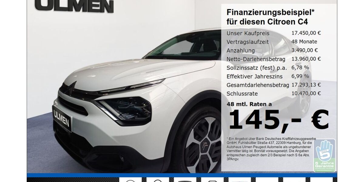 Citroen C4 21.126 km 16.780 &euro; Düsseldorf 40233